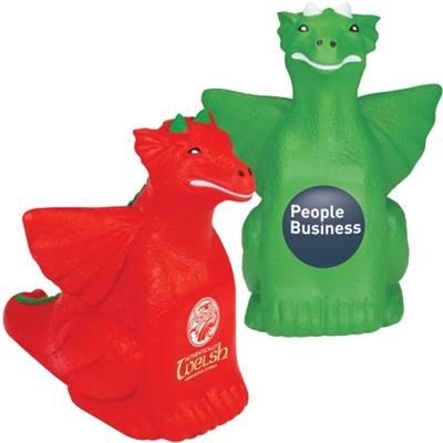 Branded Promotional STRESS DRAGON Keyring From Concept Incentives.