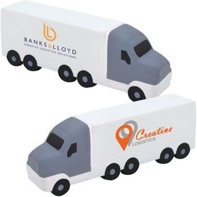 Branded Promotional STRESS LORRY Keyring From Concept Incentives.