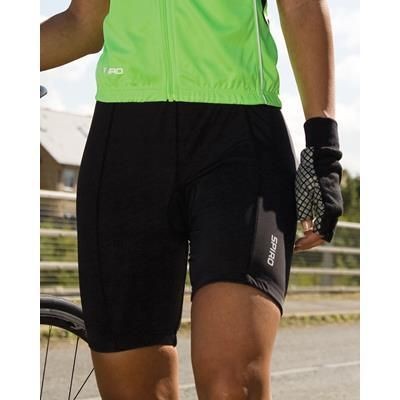 Branded Promotional SPIRO LADIES PADDED BIKEWEAR SHORT Shorts From Concept Incentives.