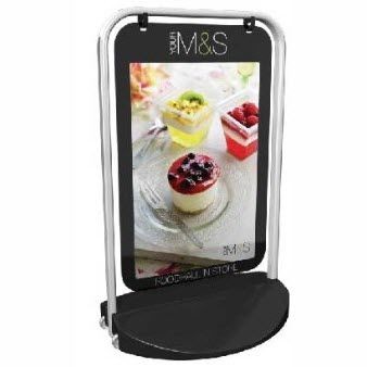 Branded Promotional SWINGER 3000 POSTER PAVEMENT SIGN Sign From Concept Incentives.