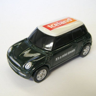 Branded Promotional MINI COOPER CAR MODEL in Green Model From Concept Incentives.