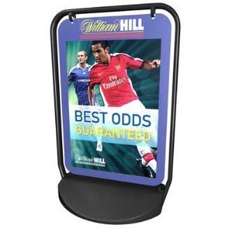 Branded Promotional SWINGER 4000 POSTER PAVEMENT SIGN Sign From Concept Incentives.