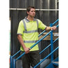 Branded Promotional DICKIES HI VISIBILITY SAFETY POLO SHIRT in High Visibility Yellow Polo Shirt From Concept Incentives.