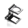 Branded Promotional PLASTIC LINEN TESTER MAGNIFIER in Black Magnifier From Concept Incentives.