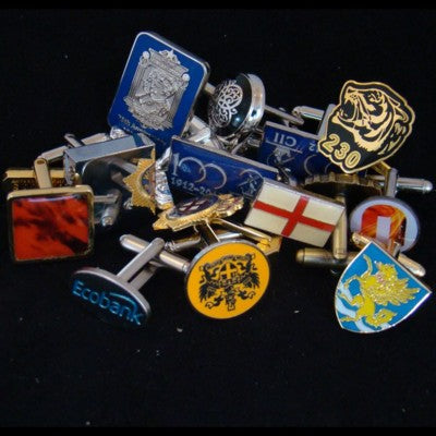 Branded Promotional PAIR OF CUFF LINKS Cuff Links From Concept Incentives.