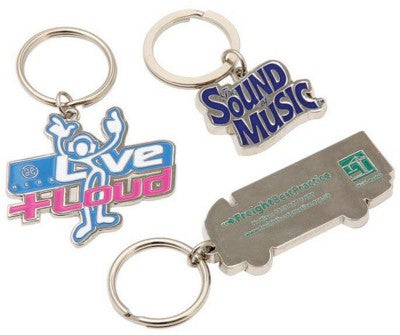 Branded Promotional METAL ENAMEL KEYRING Keyring From Concept Incentives.