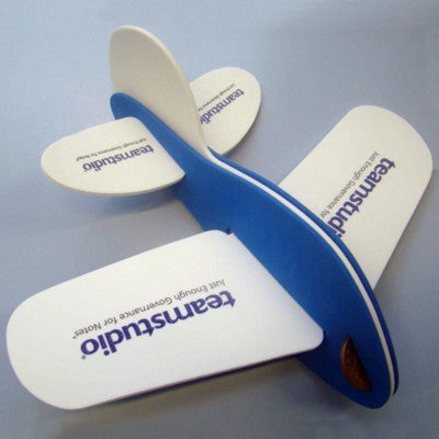 Branded Promotional FOAM AEROPLANE GLIDER Glider From Concept Incentives.