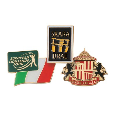 Branded Promotional SOFT ENAMEL LAPEL BADGE Badge From Concept Incentives.