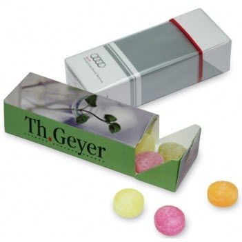 Branded Promotional SLIM SWEETS BOX Sweets From Concept Incentives.