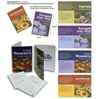 Branded Promotional STANDARD SEEDS BOOKLET Seeds From Concept Incentives.