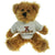Branded Promotional 15CM SPARKIE BEAR with Tee Shirt Soft Toy From Concept Incentives.