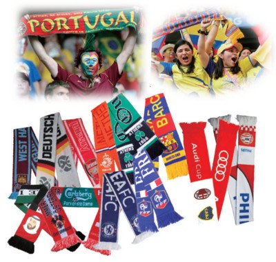 Branded Promotional FAN SCARF Scarf From Concept Incentives.