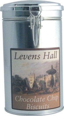 Branded Promotional SILVER CLAMP BISCUIT TIN Biscuit Barrel From Concept Incentives.