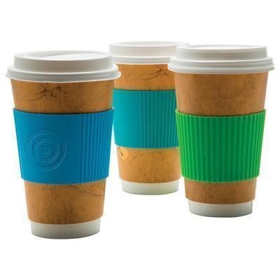Branded Promotional SILICON CUP SLEEVE Cup Holder From Concept Incentives.