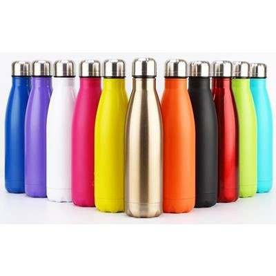 Branded Promotional DOUBLE WALLED STAINLESS STEEL METAL THERMAL SPORTS BOTTLE Sports Drink Bottle From Concept Incentives.