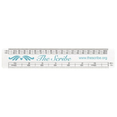 Branded Promotional 150MM ARCHITECT SCALE RULER in White Ruler From Concept Incentives.