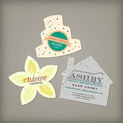 Branded Promotional SEEDED PAPER MEDIUM SHAPE Seeded Paper From Concept Incentives.