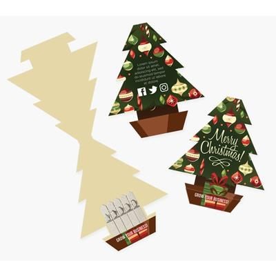 Branded Promotional 5 STICK CHRISTMAS TREE SEEDSTICK Seeds From Concept Incentives.