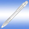 Branded Promotional SETANTA FROST BALL PEN in White Pen From Concept Incentives.