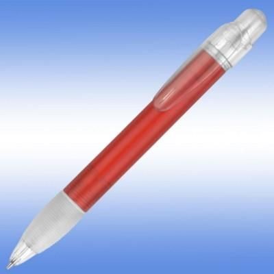 Branded Promotional SETANTA FROST BALL PEN in Red Pen From Concept Incentives.