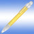 Branded Promotional SETANTA FROST BALL PEN in Yellow Pen From Concept Incentives.