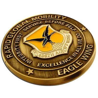 Branded Promotional DIE STAMPED SOFT ENAMEL MEDAL Medal From Concept Incentives.