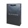 Branded Promotional SERPAH LUXURY PAPER CARRIER BAG with Gloss Finish & Short Ribbon Handles Carrier Bag From Concept Incentives.