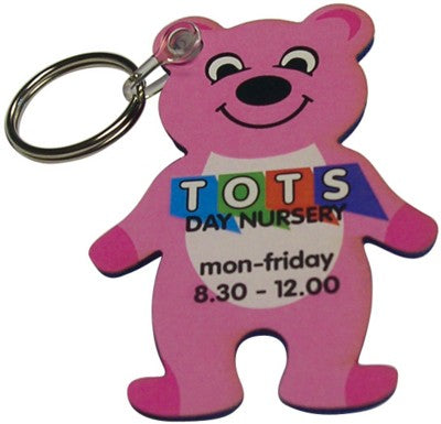 Branded Promotional SHAPE FOAM KEYRING Keyring From Concept Incentives.