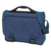 Branded Promotional DUBLIN BRIEFCASE BUSINESS BAG in Navy Blue Bag From Concept Incentives.