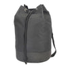 Branded Promotional PLUMPTON POLYESTER BACKPACK RUCKSACK in Black Bag From Concept Incentives.