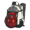 Branded Promotional INDIANA POLYESTER SPORTS BACKPACK RUCKSACK in Dark Grey & Off White Bag From Concept Incentives.