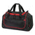 Branded Promotional PIRAEUS SPORTS HOLDALL OVERNIGHT BAG in Black & Red Bag From Concept Incentives.