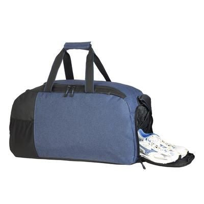 Branded Promotional MARATHON SPORTS BAG in Navy & Black Bag From Concept Incentives.