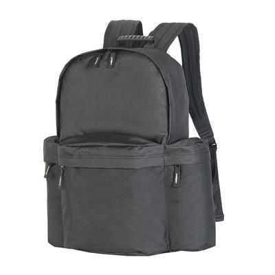 Branded Promotional DERBY FOREVER BACKPACK RUCKSACK in Black Bag From Concept Incentives.