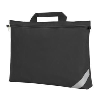 Branded Promotional OXFORD BOOK BAG in Black Bag From Concept Incentives.