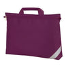 Branded Promotional OXFORD BOOK BAG in Burgundy Bag From Concept Incentives.