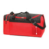 Branded Promotional CANNES SPORTS HOLDALL OR OVERNIGHT TRAVEL BAG in Red & Black Bag From Concept Incentives.