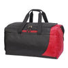 Branded Promotional NAXOS SPORTS KIT BAG in Black & Red Bag From Concept Incentives.