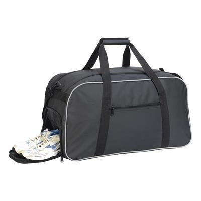Branded Promotional DUNDEE WORKWEAR-OUTDOOR DUFFLE BAG in Black Bag From Concept Incentives.