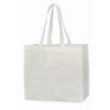 Branded Promotional LYON NON WOVEN SHOPPER TOTE BAG in White Bag From Concept Incentives.