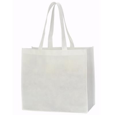 Branded Promotional SHUGON LYON NON WOVEN SHOPPER TOTE BAG Bag From Concept Incentives.