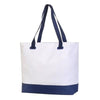 Branded Promotional BURMOOS WELLNESS LEISER BAG in White & French Navy Bag From Concept Incentives.