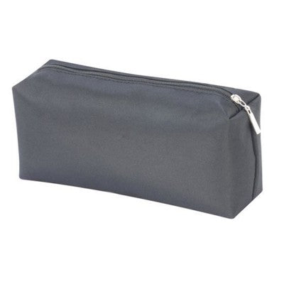 Branded Promotional LINZ SQUARE MICROFIBRE COSMETICS MAKE UP BAG in Black Cosmetics Bag From Concept Incentives.