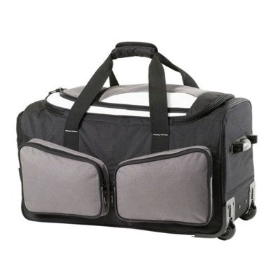 Branded Promotional DETROIT ROLLING TRAVEL BAG HOLDALL Bag From Concept Incentives.