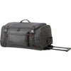 Branded Promotional PARIS LARGE TROLLEY BAG HOLDALL in Black & Red Bag From Concept Incentives.