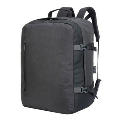 Branded Promotional TRIESTE SOFT CABIN SUITCASE in Charcoal Bag From Concept Incentives.