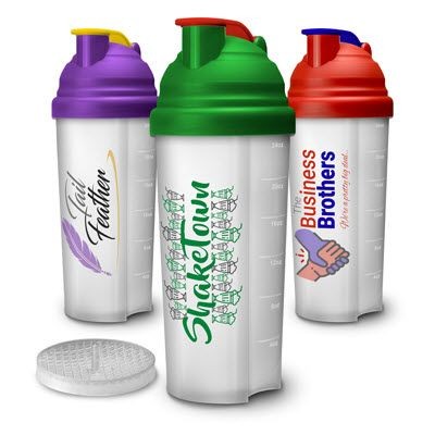 Branded Promotional SHAKERMATE 700ML SHAKER BOTTLE Sports Drink Bottle From Concept Incentives.