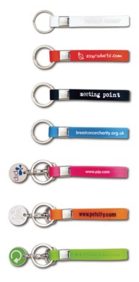 Branded Promotional SILICON STRAP KEYRING Keyring From Concept Incentives.