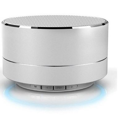 Branded Promotional LED FLICKER SPEAKER in Silver Speakers From Concept Incentives.