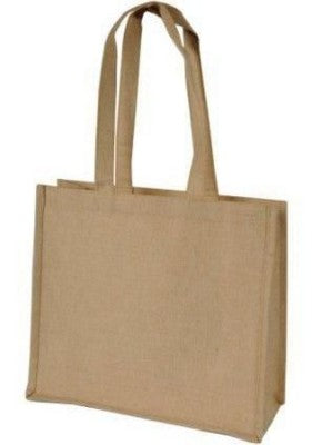 Branded Promotional SIMBA JUTE SHOPPER TOTE BAG with Long Jute Handles Bag From Concept Incentives.
